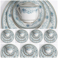 Noritake “Blue Hill” China Set for 8