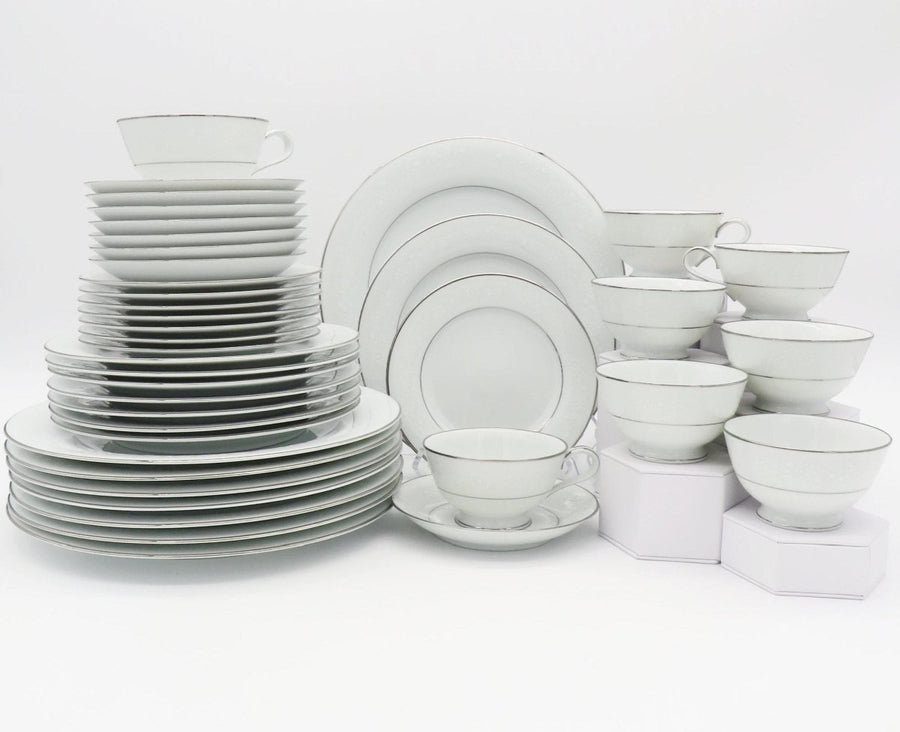 Noritake Buckingham China Set for 8, 40 Pieces | Vintage Porcelain