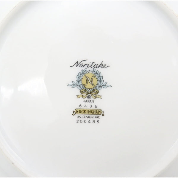 Noritake Noritake Buckingham China Set for 8 | Complete Dinnerware Set 40 Pieces White Flowers On White Body, Platinum Trim | antique china set - China Set ClassyTea