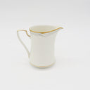 Noritake Noritake Golden Cove China Set for 8 | 45 Pieces Complete Dinnerware Set White Light gray Geometric Art Gold Trim Wedding Registry - China Set ClassyTea