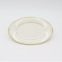 Noritake Noritake Golden Cove China Set for 8 | 45 Pieces Complete Dinnerware Set White Light gray Geometric Art Gold Trim Wedding Registry - China Set ClassyTea