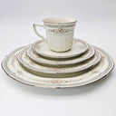 Noritake Noritake Rothschild 20 - Piece Dinnerware Set, Service for 4, Vintage Fine China, Discontinued Pattern, Wedding Gift Luxury China - China Set ClassyTea