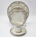 Noritake Noritake Rothschild 20 - Piece Dinnerware Set, Service for 4, Vintage Fine China, Discontinued Pattern, Wedding Gift Luxury China - China Set ClassyTea