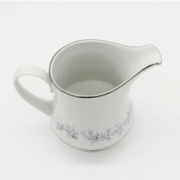 Noritake Noritake Marywood Hostess Set | 5 Pieces Sugar Bowl, Creamer, Gravy Boat, Salt & Pepper | Blue Floral and Platinum Trim | Luxury Dinnerware - Serving Set ClassyTea