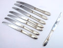 Oneida Vintage Oneida Tudor Silver Plate Flatware Set 62 Piece Complete Silver Plated Set for 8 Silverware 25th Anniversary Gift for Wife Gift Mom - Silverplated Flatware Set ClassyTea