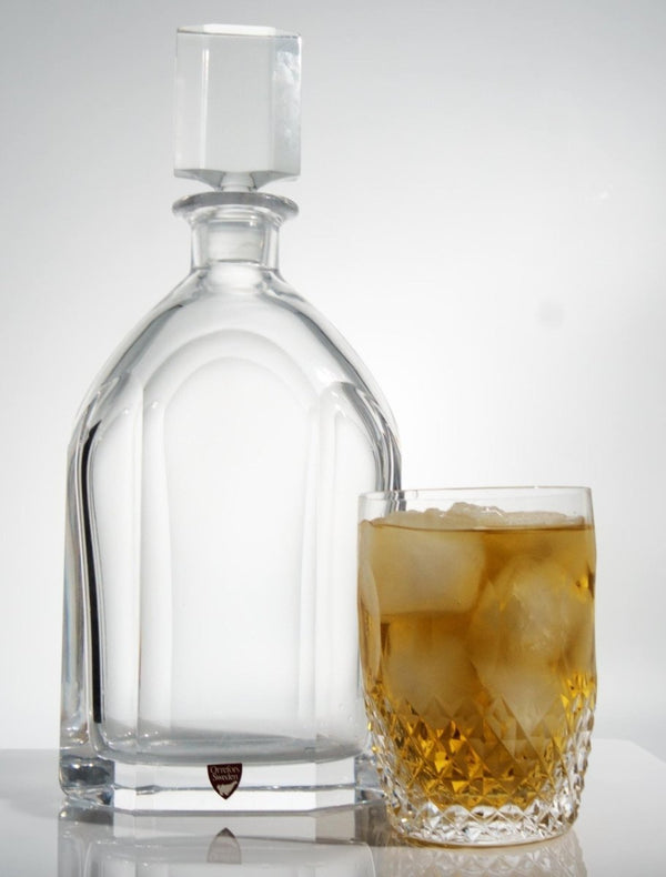 Orrefors Vintage Orrefors Palmqvist Crystal Decanter Coastal Midcentury Barware Crystal Swedish Glassware Bourbon Gift Scandi Whiskey Lover Gift - Crystal Decanter ClassyTea