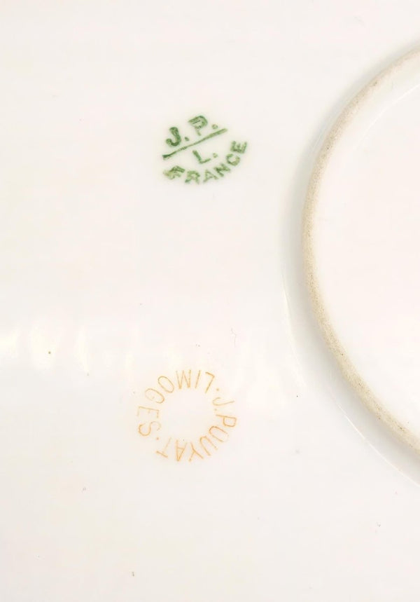 Pouyat Limoges Antique Pouyat Limoges Antique Cake Platter (1840s) - Dessert/Cake Platter ClassyTea