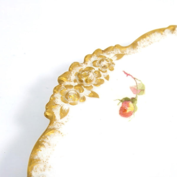 Pouyat Limoges Antique Pouyat Limoges Antique Cake Platter (1840s) - Dessert/Cake Platter ClassyTea