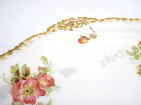 Pouyat Limoges Antique Pouyat Limoges Antique Cake Platter (1840s) - Dessert/Cake Platter ClassyTea