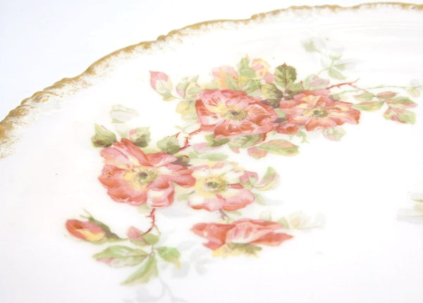 Pouyat Limoges Antique Pouyat Limoges Antique Cake Platter (1840s) - Dessert/Cake Platter ClassyTea