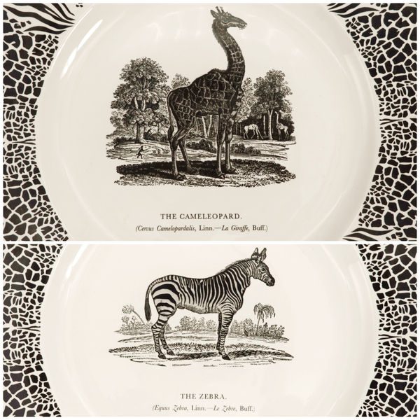 Prinknash Abbey Prinknash Abbey "Bewick's Beastes" Charger Set For 6 - Plates ClassyTea