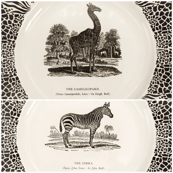 Prinknash Abbey Prinknash Abbey "Bewick's Beastes" Charger Set For 6 - Plates ClassyTea