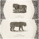 Prinknash Abbey Prinknash Abbey "Bewick's Beastes" Charger Set For 6 - Plates ClassyTea