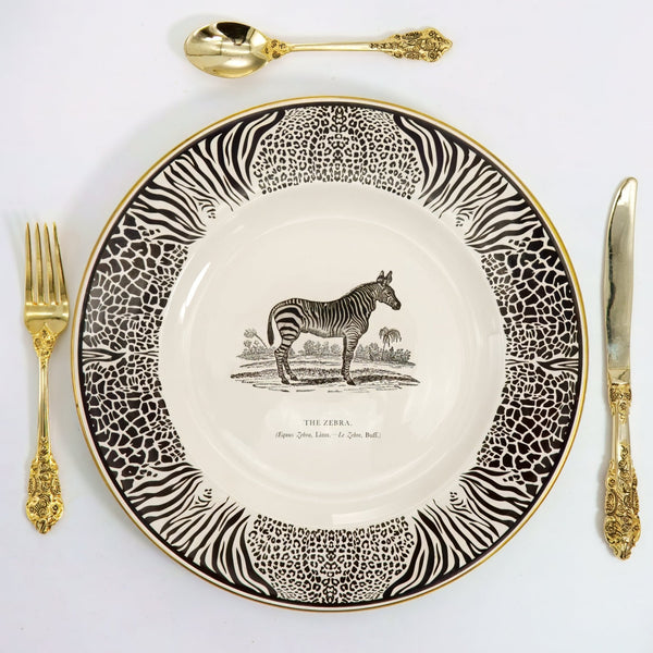 Prinknash Abbey Prinknash Abbey "Bewick's Beastes" Charger Set For 6 - Plates ClassyTea
