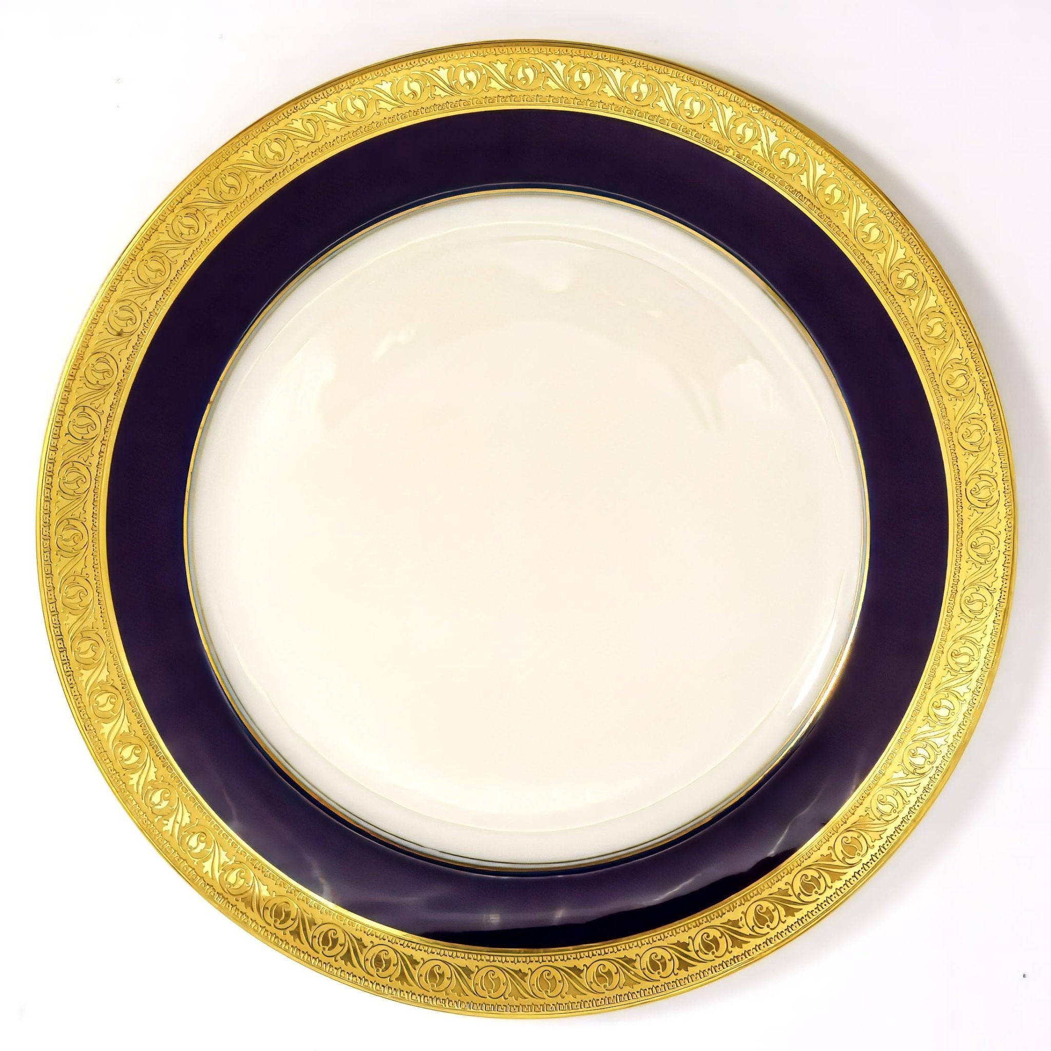 Rosenthal Antique Rosenthal Cobalt & Gold Dinner Plate - Dinner Plate Set ClassyTea
