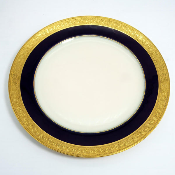 Rosenthal Antique Rosenthal Cobalt & Gold Dinner Plate - Dinner Plate Set ClassyTea