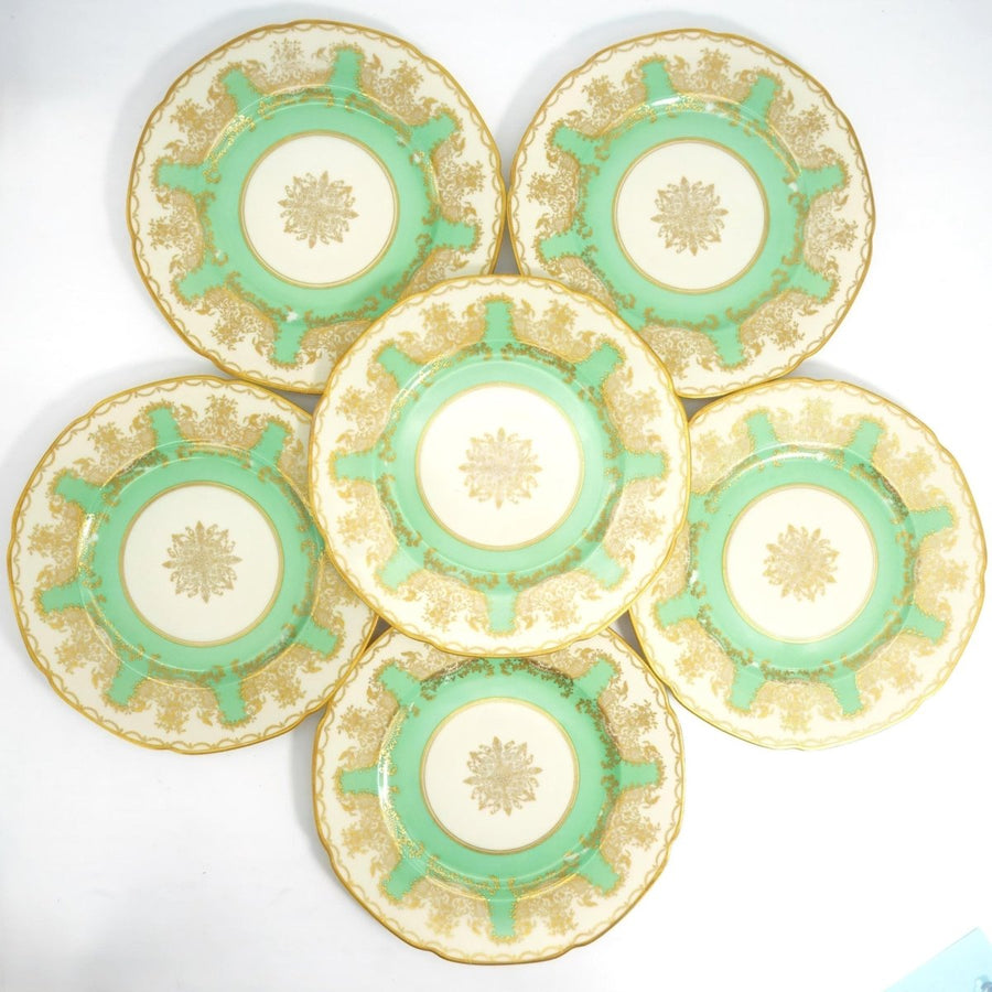 Royal Bavarian Hutschenreuther Cabinet Plates, Set of 5 | Antique Porcelain