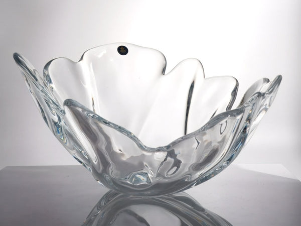 Royal Copenhagen Large Crystal Table Centerpiece for Minimalist Decor Royal Copenhagen Danish Glassware Midcentury Decorative Bowl for Fruit Bowl Scandi - Centerpiece Bowl ClassyTea