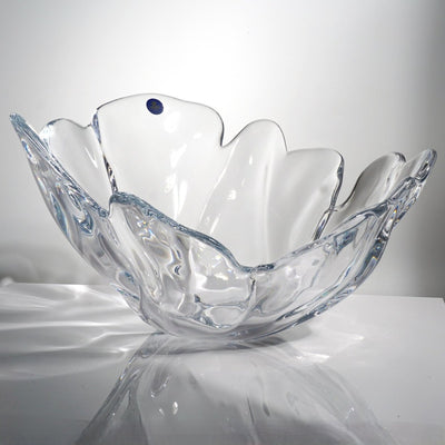 Royal Copenhagen Large Crystal Table Centerpiece for Minimalist Decor Royal Copenhagen Danish Glassware Midcentury Decorative Bowl for Fruit Bowl Scandi - Centerpiece Bowl ClassyTea
