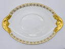 Royal Crown Derby Royal Crown Derby Heraldic Gold Large Tureen with Serving Plate, Vintage Fine Bone China, Made in England Made in England, Discontinued - Porcelain Tureen ClassyTea
