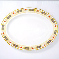Royal Crown Derby "Derby Border" Oval Serving Platter (16"L)