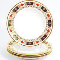 Royal Crown Derby “Derby Border” Soup Bowl Set For 4