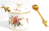 Royal Crown Derby Vintage 1960s Tea Set with Yellow Pink and Violet Floral China Tea Party Serveware Royal Crown Derby Royal Albert Espresso Cup Set Easter - Tea Set ClassyTea