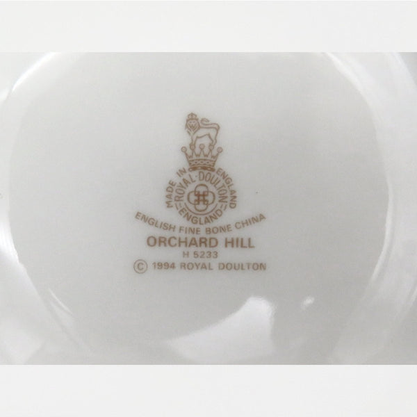 Royal Doulton China Set for 4 Royal Doulton Orchard Hill 1994 Dinnerware Set | Stunning dinner plates, tea cups, fruits ,cups plates England, Bone China - China Set ClassyTea