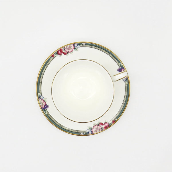Royal Doulton China Set for 4 Royal Doulton Orchard Hill 1994 Dinnerware Set | Stunning dinner plates, tea cups, fruits ,cups plates England, Bone China - China Set ClassyTea