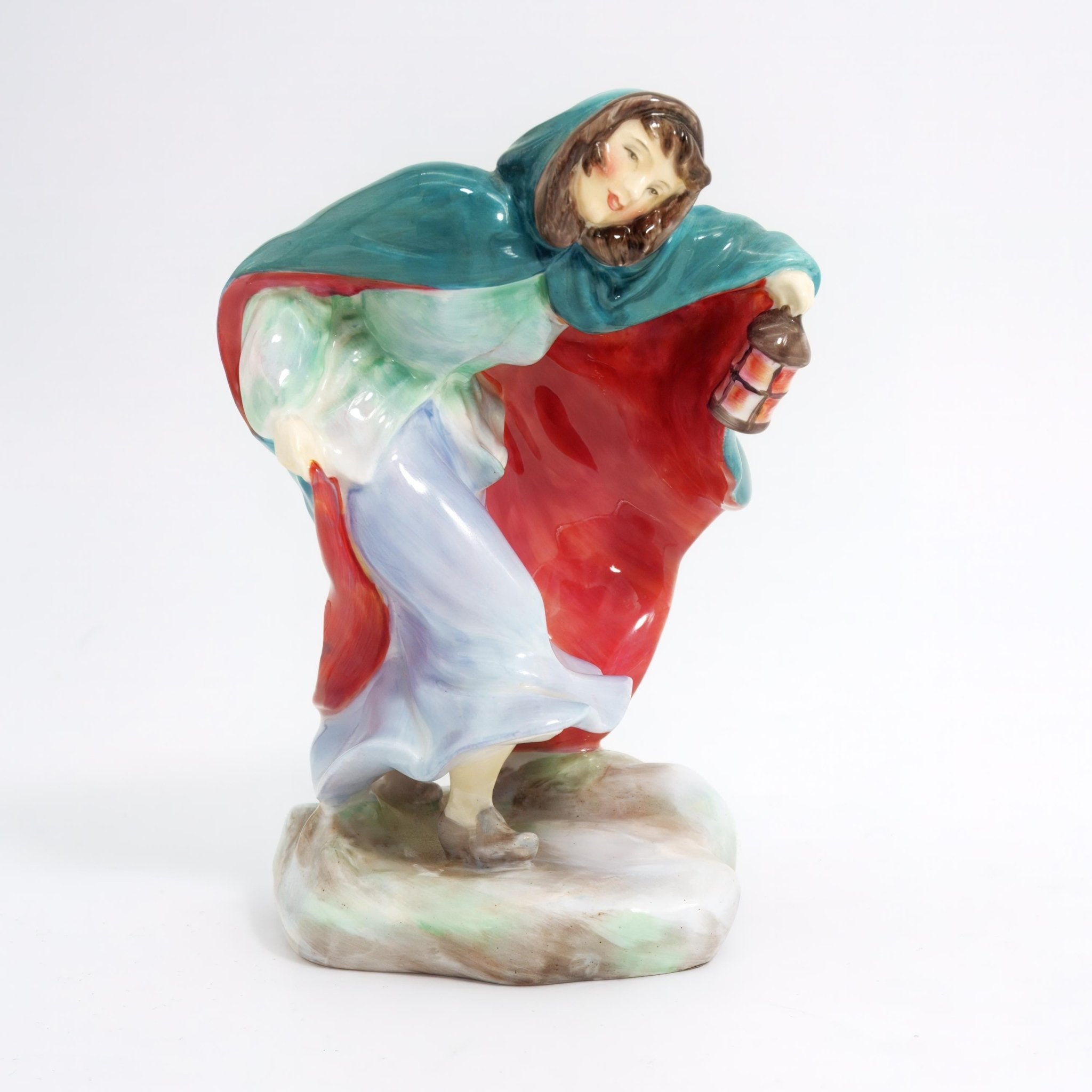 Royal Doulton 1950s Royal Doulton Winter HN 2088 Vintage Porcelain Figurine Statue Sculpture Margaret Davies Unique Shelf Decor Entry way gift for mom - P ClassyTea