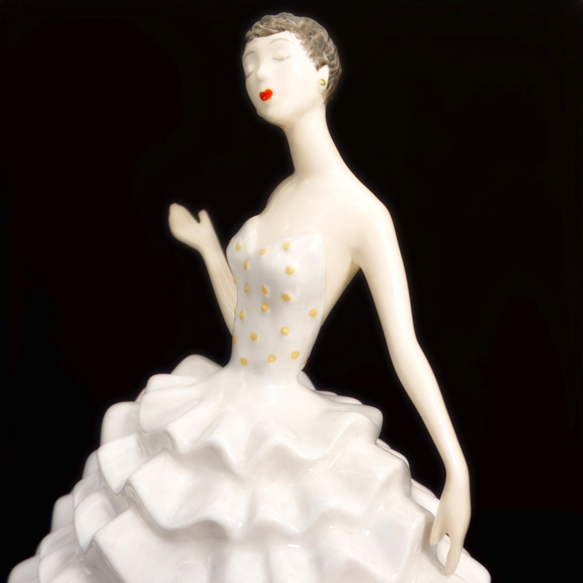 Royal Doulton Dior Inspired Porcelain Figurine Royal Doulton Gift for Fashion Lover Fashionista Dior Balenciaga Decor Haute Couture Vogue Editorial - Porcelain Figurine ClassyTea