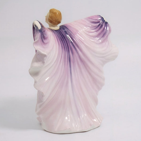 Royal Doulton Royal Doulton Isadora HN2938 Peter Gee Art Deco Art Nouveau Purple Butterfly Porcelain Figurine Unique Shelf Decor Mantle 1920s Gift Statue - Porcelain Figurine ClassyTea
