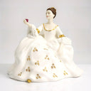 Royal Doulton Royal Doulton My Love HN2339 Porcelain Figurine Unique Shelf Decor Mantle White and Gold Victorian Romantic Rose Floral Bridgerton Downton - Porcelain Figurine ClassyTea