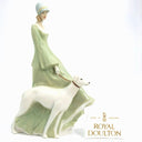 Royal Doulton Royal Doulton Strolling Reflections HN3073 antique decor porcelain figurine romantic style unique home gift curio display dog lover Art Deco - Porcelain Figurine ClassyTea