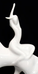 Royal Dux Large Porcelain Statue of Lady Godiva | Royal Dux Lady Godiva Minimalist Modern Art Nouveau Decor Art Deco Czech Art Lover Gift Mythological - Porcelain Figurine ClassyTea