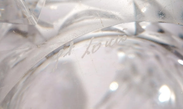 Saint - Louis Large Saint Louis Crystal Ice Bucket Art Deco Vase Vintage Crystal Champagne Bucket Glass Sculpture Unique Gift for Her Crystal Centerpiece - Ice Bucket ClassyTea