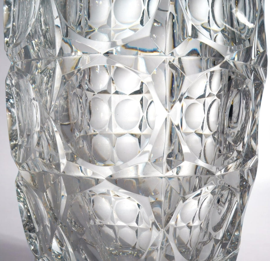 Saint - Louis Large Saint Louis Crystal Ice Bucket Art Deco Vase Vintage Crystal Champagne Bucket Glass Sculpture Unique Gift for Her Crystal Centerpiece - Ice Bucket ClassyTea