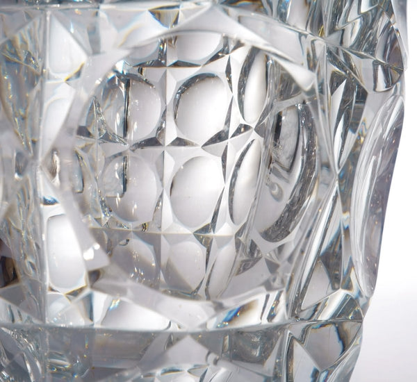 Saint - Louis Large Saint Louis Crystal Ice Bucket Art Deco Vase Vintage Crystal Champagne Bucket Glass Sculpture Unique Gift for Her Crystal Centerpiece - Ice Bucket ClassyTea