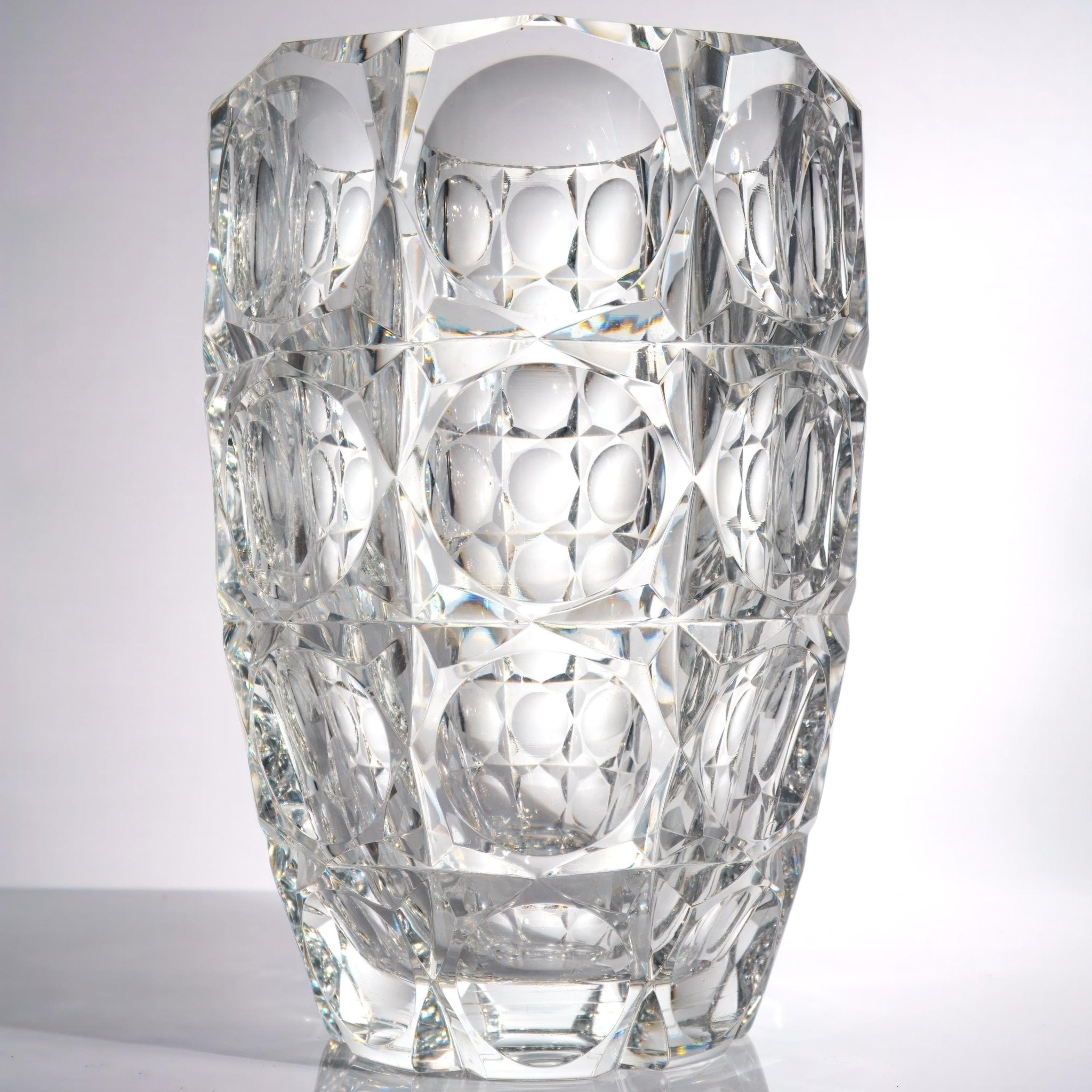 Saint - Louis Large Saint Louis Crystal Ice Bucket Art Deco Vase Vintage Crystal Champagne Bucket Glass Sculpture Unique Gift for Her Crystal Centerpiece - Ice Bucket ClassyTea