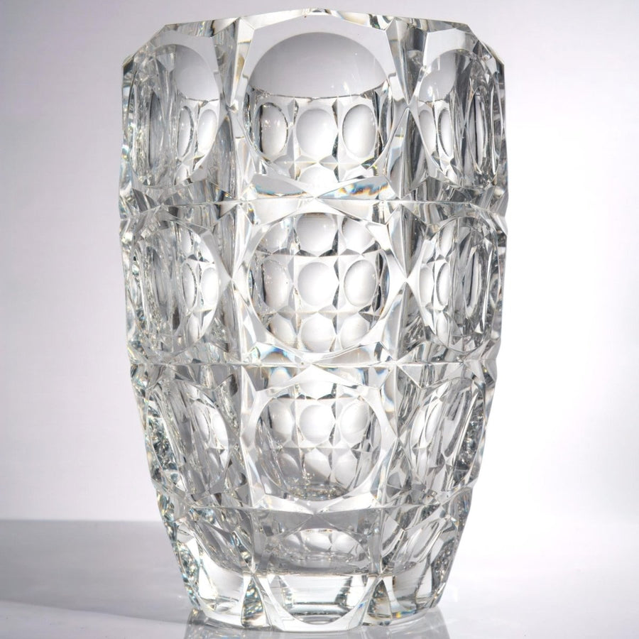 Saint-Louis Facet Cut Ice Bucket (11") | Vintage French Crystal