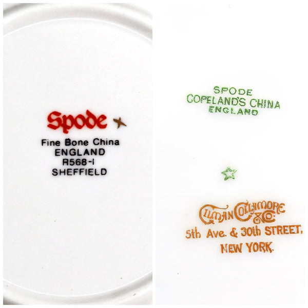 Spode Spode Sheffield China Set for 8 White Bone China Scalloped Display Antique China Cabinet Wedding Gift Copeland Antique Set with Soup Bowls - China Set ClassyTea