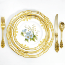 Spode Spode Stafford Flowers Salad/Dessert Plate Set of 6 (Sida & Acacia) - Plates ClassyTea