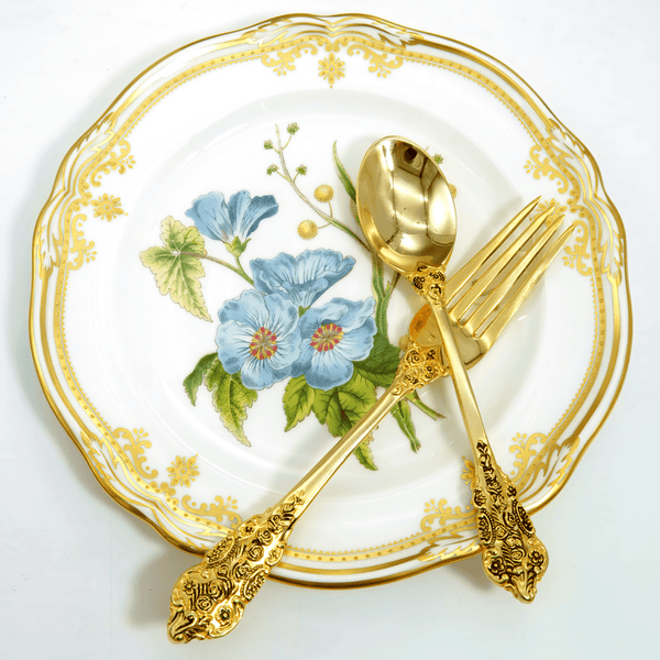 Spode Spode Stafford Flowers Salad/Dessert Plate Set of 6 (Sida & Acacia) - Plates ClassyTea