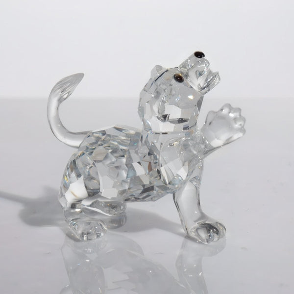 Swarovski Swarovski Crystal Lion Cub Figurine | Tiny Crystal Animal Figurine Gift for Grandma Gift For Mom Gift Small Glass Animal Small Gift Mothers - Crystal Figurine ClassyTea