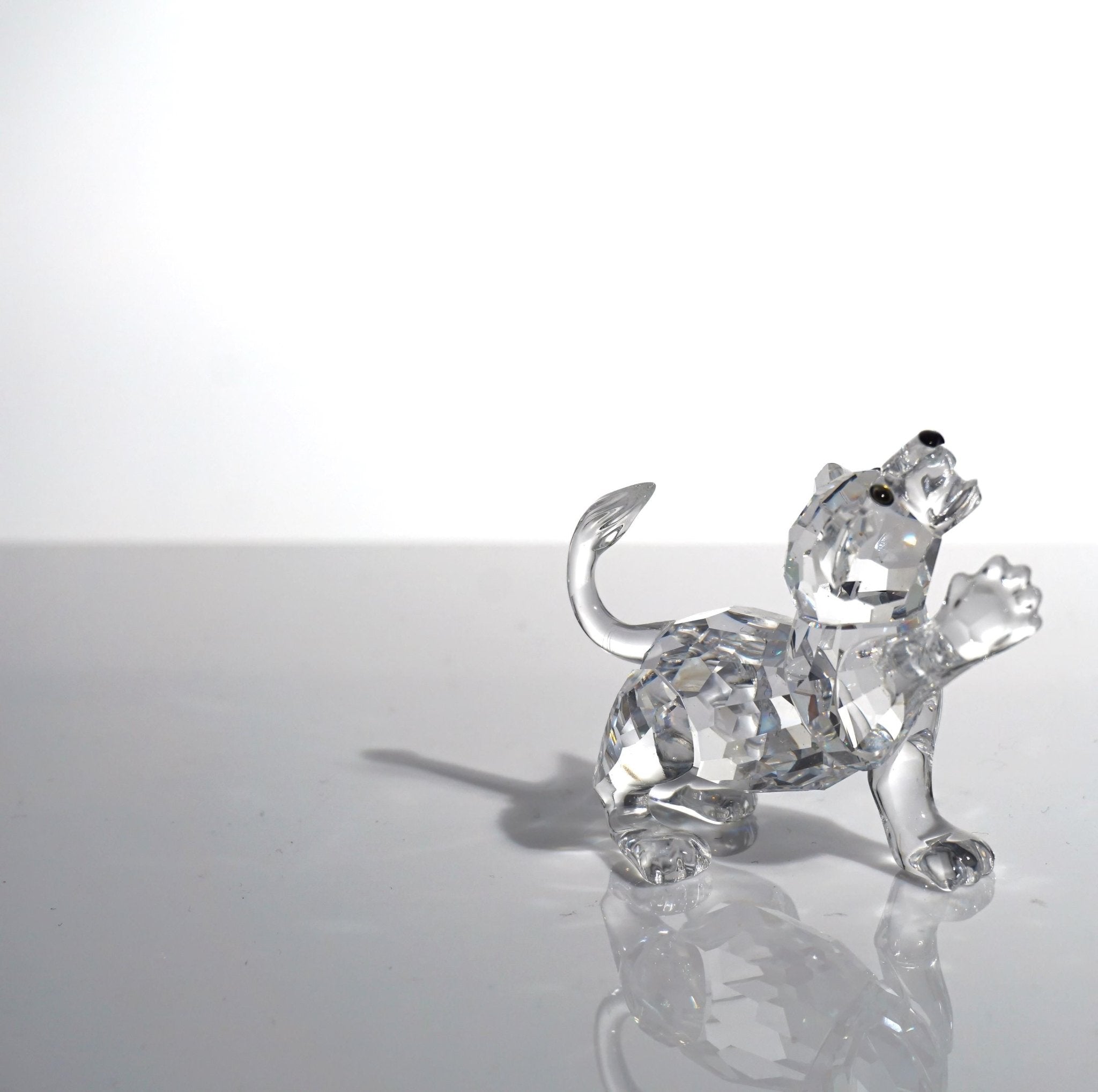 Swarovski Swarovski Crystal Lion Cub Figurine | Tiny Crystal Animal Figurine Gift for Grandma Gift For Mom Gift Small Glass Animal Small Gift Mothers - Crystal Figurine ClassyTea
