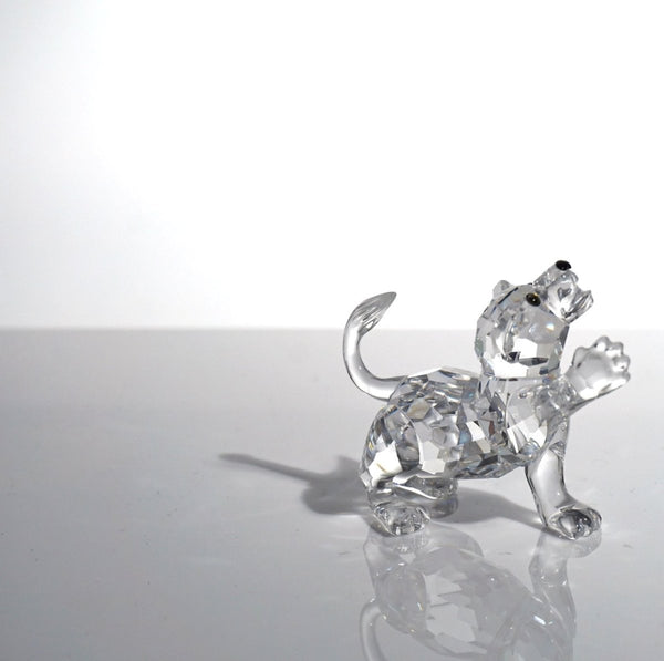 Swarovski Swarovski Crystal Lion Cub Figurine | Tiny Crystal Animal Figurine Gift for Grandma Gift For Mom Gift Small Glass Animal Small Gift Mothers - Crystal Figurine ClassyTea