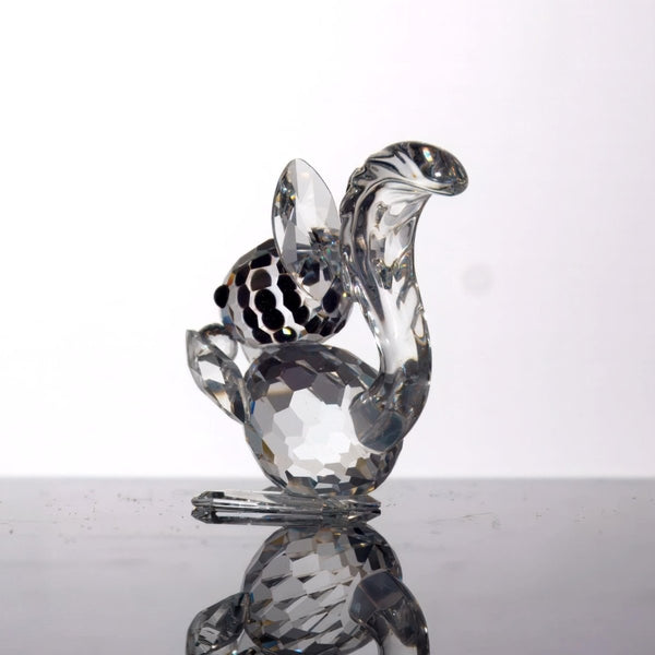 Swarovski Swarovski Crystal Squirrel Figurine | Tiny Crystal Animal Figurine Gift for Grandma Gift For Mom Gift Small Glass Animal Small Gift Mothers - Crystal Figurine ClassyTea