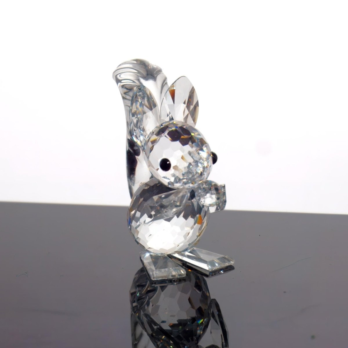 Swarovski Swarovski Crystal Squirrel Figurine | Tiny Crystal Animal Figurine Gift for Grandma Gift For Mom Gift Small Glass Animal Small Gift Mothers - Crystal Figurine ClassyTea