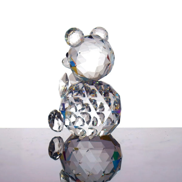 Swarovski Swarovski Crystal Teddy Bear Figurine | Tiny Crystal Animal Figurine Gift for Grandma Gift for Grandson Gift for Bear Lover Glass Animal - Crystal Figurine ClassyTea