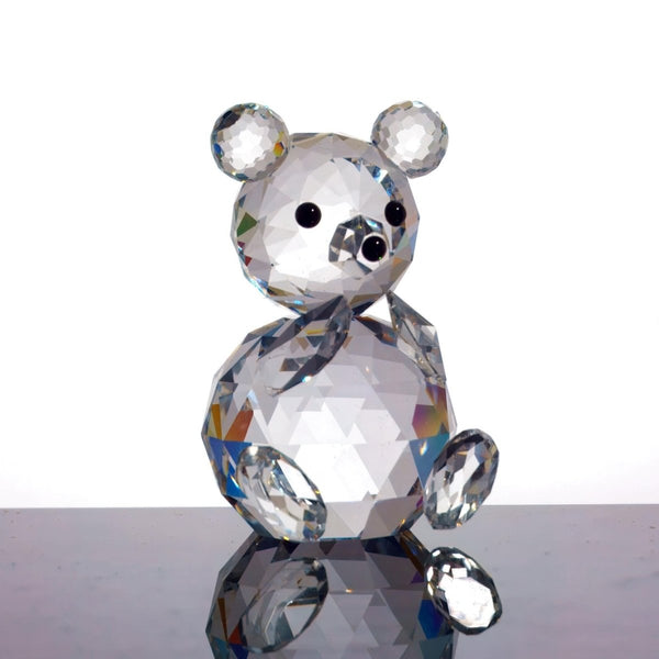Swarovski Swarovski Crystal Teddy Bear Figurine | Tiny Crystal Animal Figurine Gift for Grandma Gift for Grandson Gift for Bear Lover Glass Animal - Crystal Figurine ClassyTea